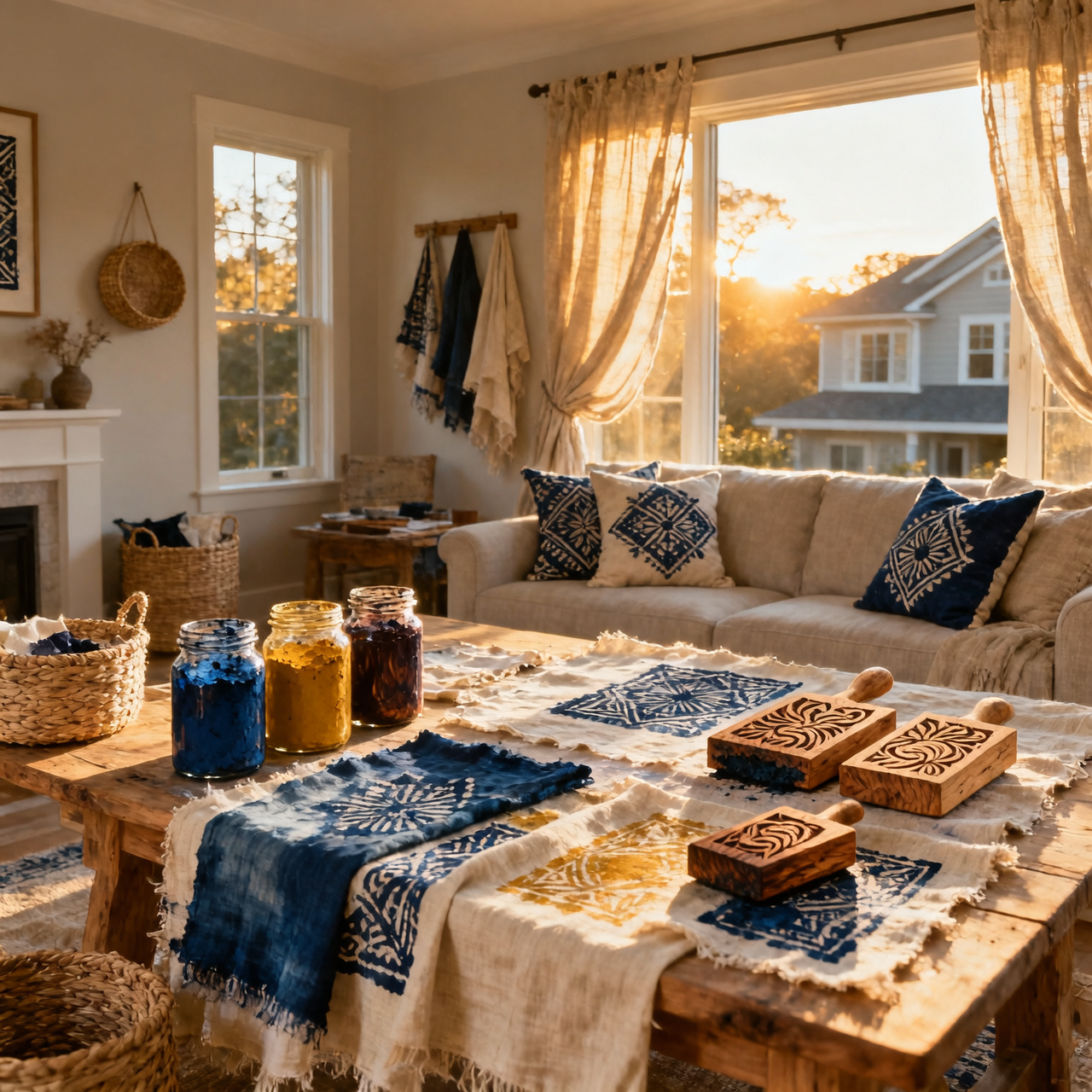 The Sustainable Art of Block Printing on Various Fabrics