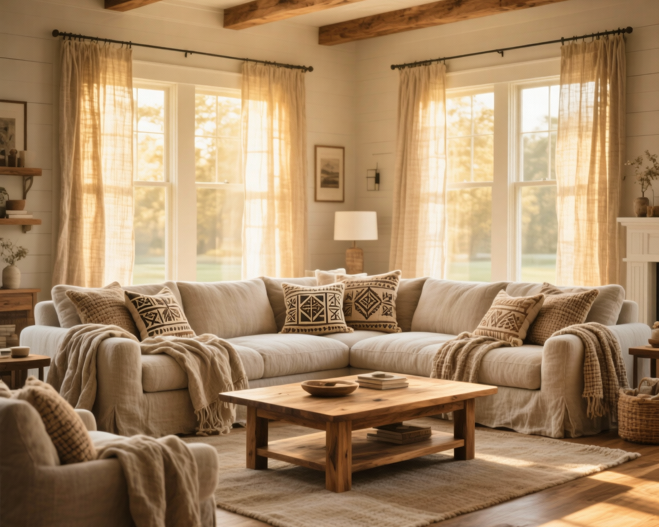 Why Farmhouse Fabrics Are Taking Over American Homes!