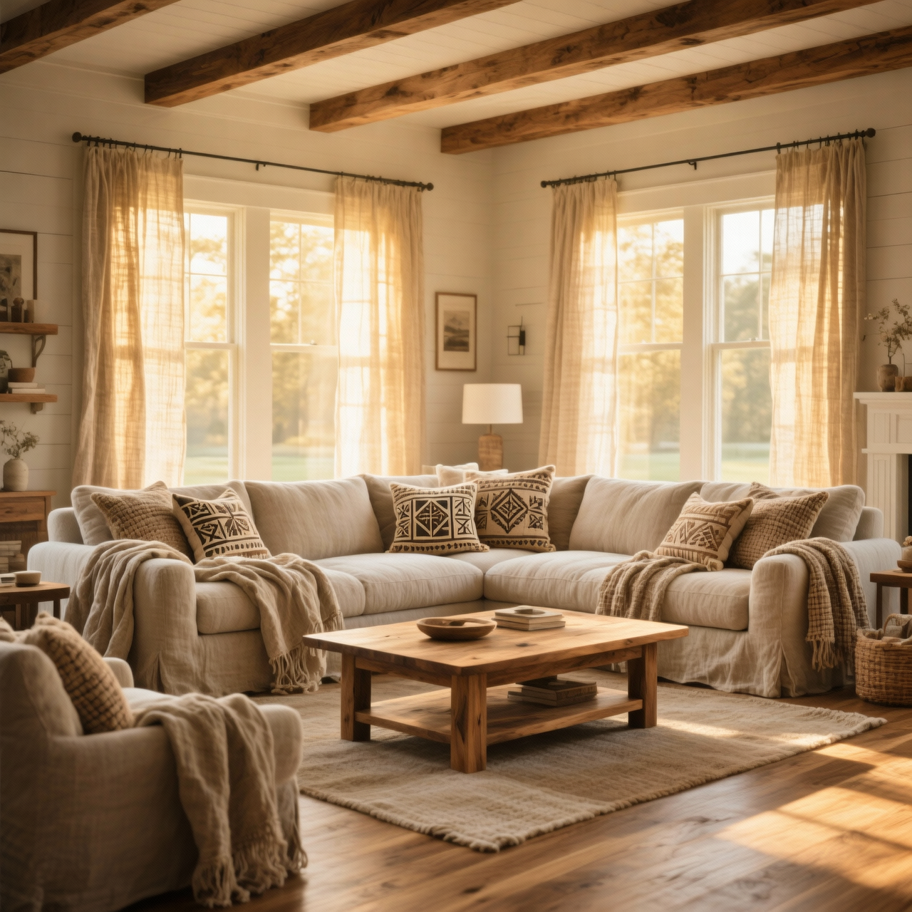 Why Farmhouse Fabrics Are Taking Over American Homes!