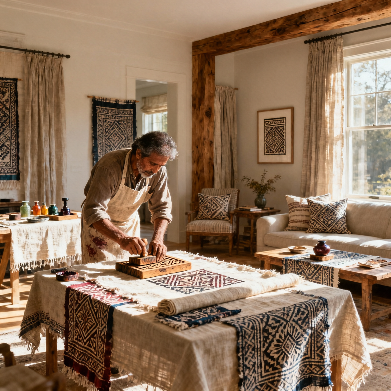 Hand Block Printed Fabrics: A Story of Craftsmanship, Patience, and Perfection