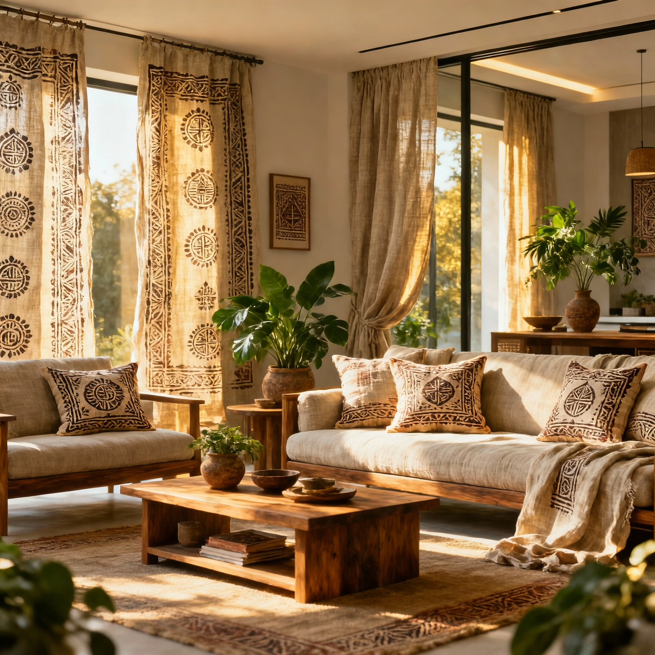 The Timeless Charm of Block Printed Linen in Modern Home Decor
