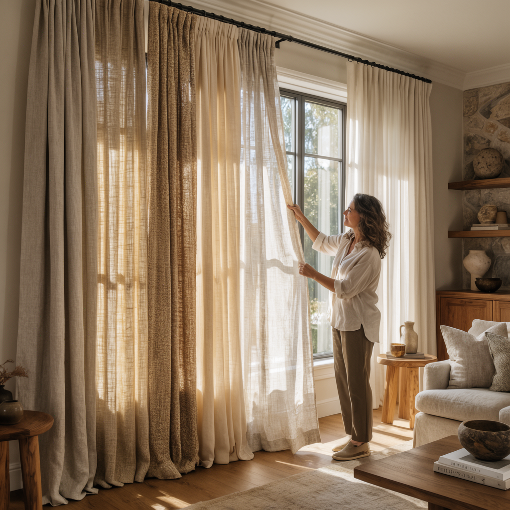 How To Choose The Right Fabric And Color For Custom Curtains