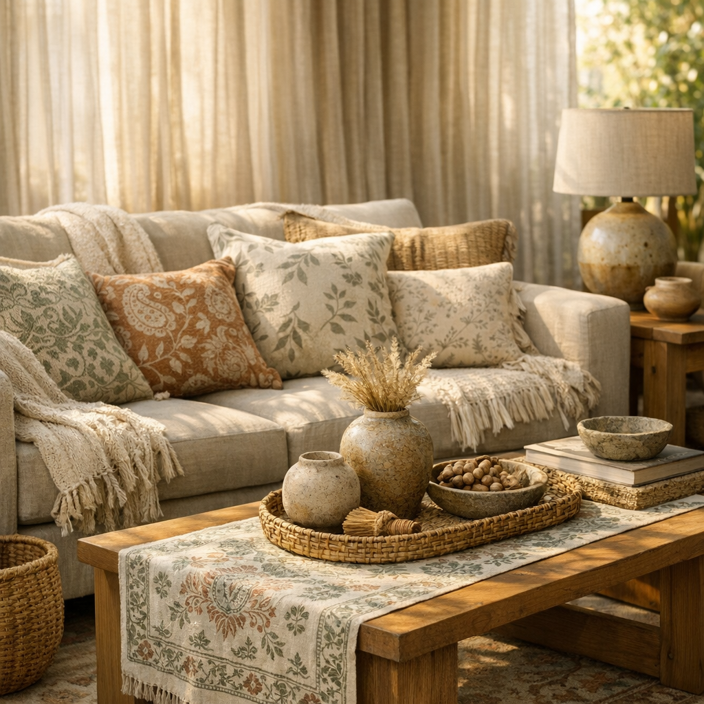 Sustainable Elegance: Why Organic Hand Block Print Fabrics Are the Future of Home Decor