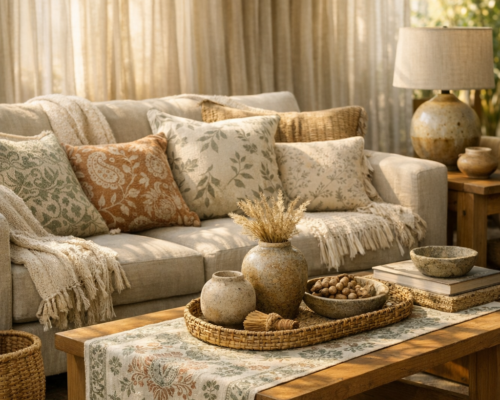 Sustainable Elegance: Why Organic Hand Block Print Fabrics Are the Future of Home Decor