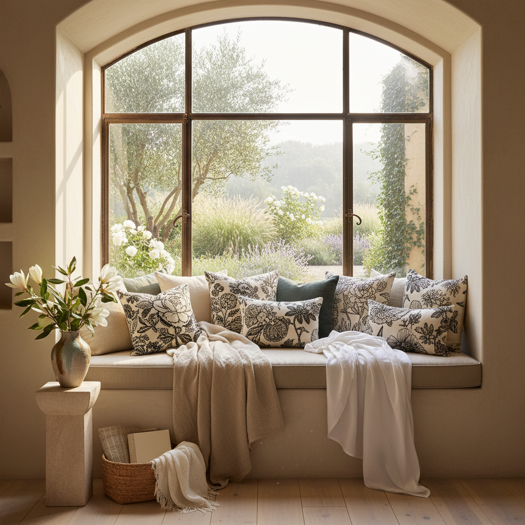 What’s Behind USA’s 2026 Buzz Over Black & White Floral Pillows?