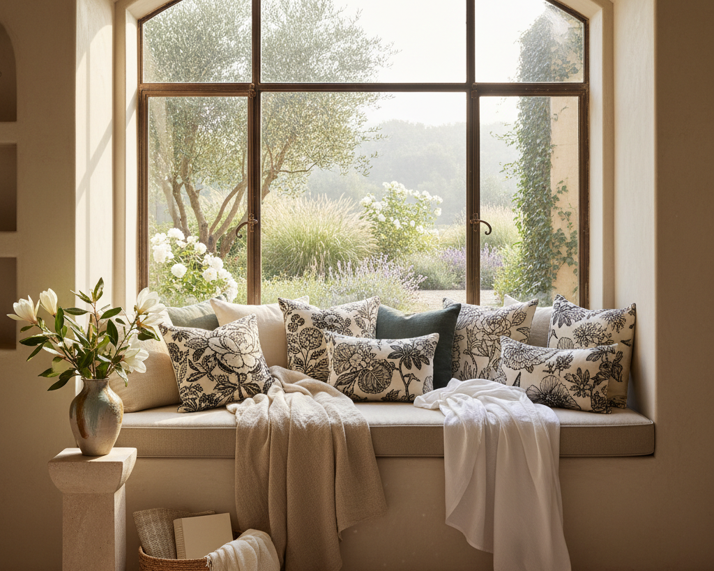 What’s Behind USA’s 2026 Buzz Over Black & White Floral Pillows?