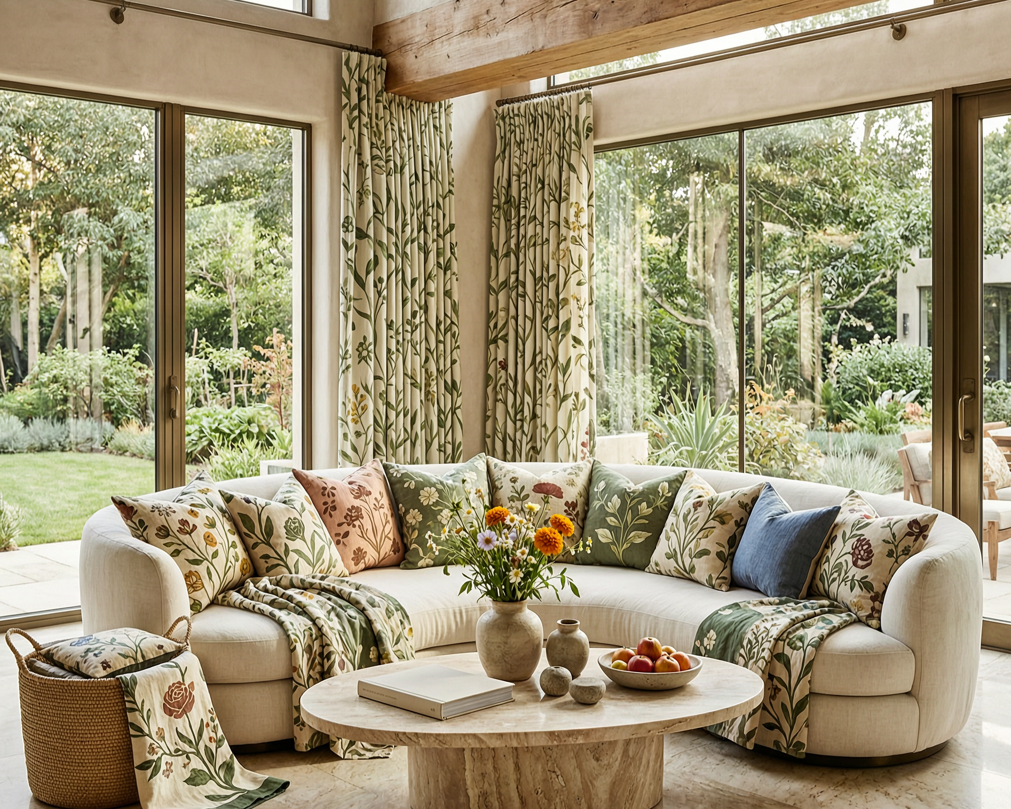 Why Every Stylish American Home Needs Floral Block Print Fabric