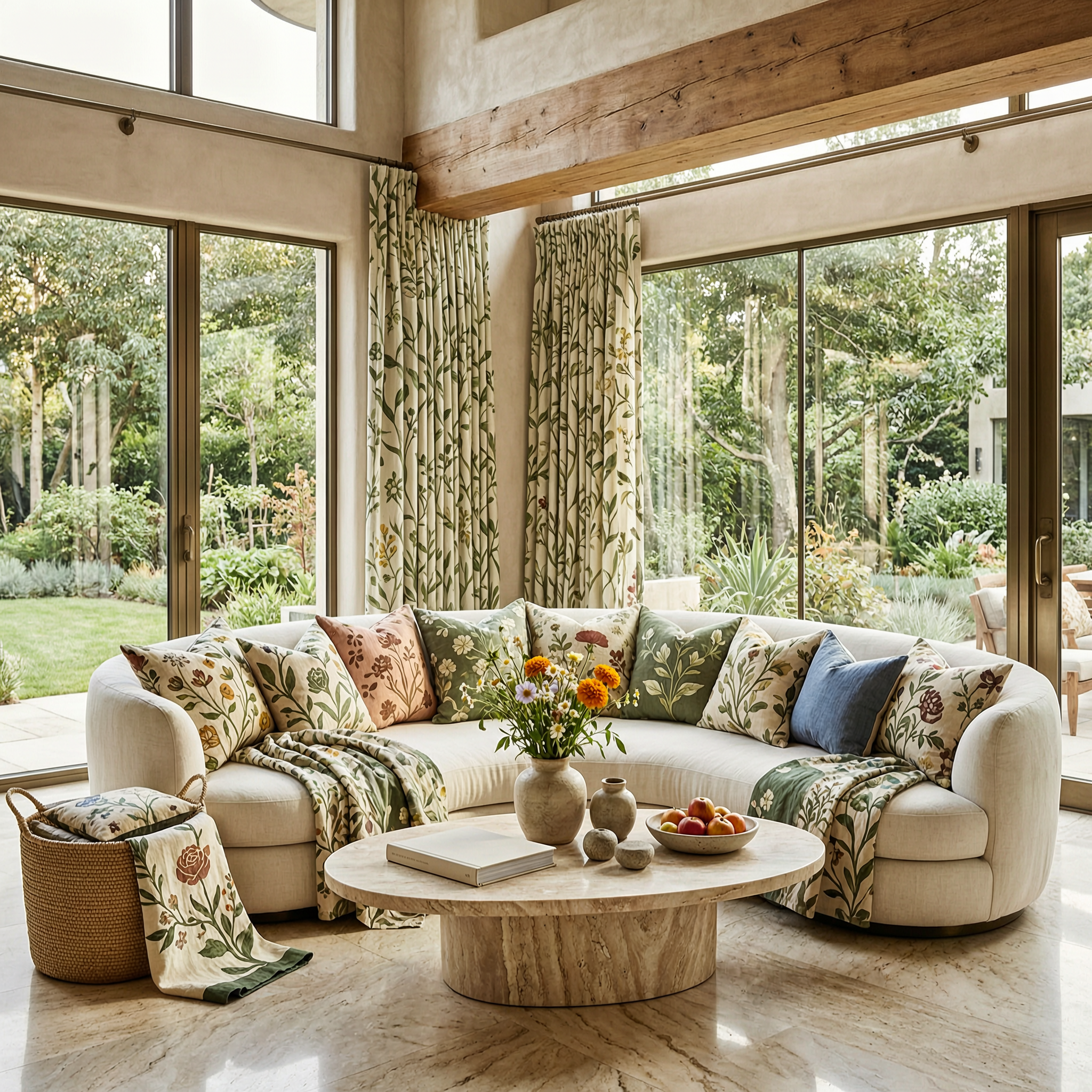 Why Every Stylish American Home Needs Floral Block Print Fabric