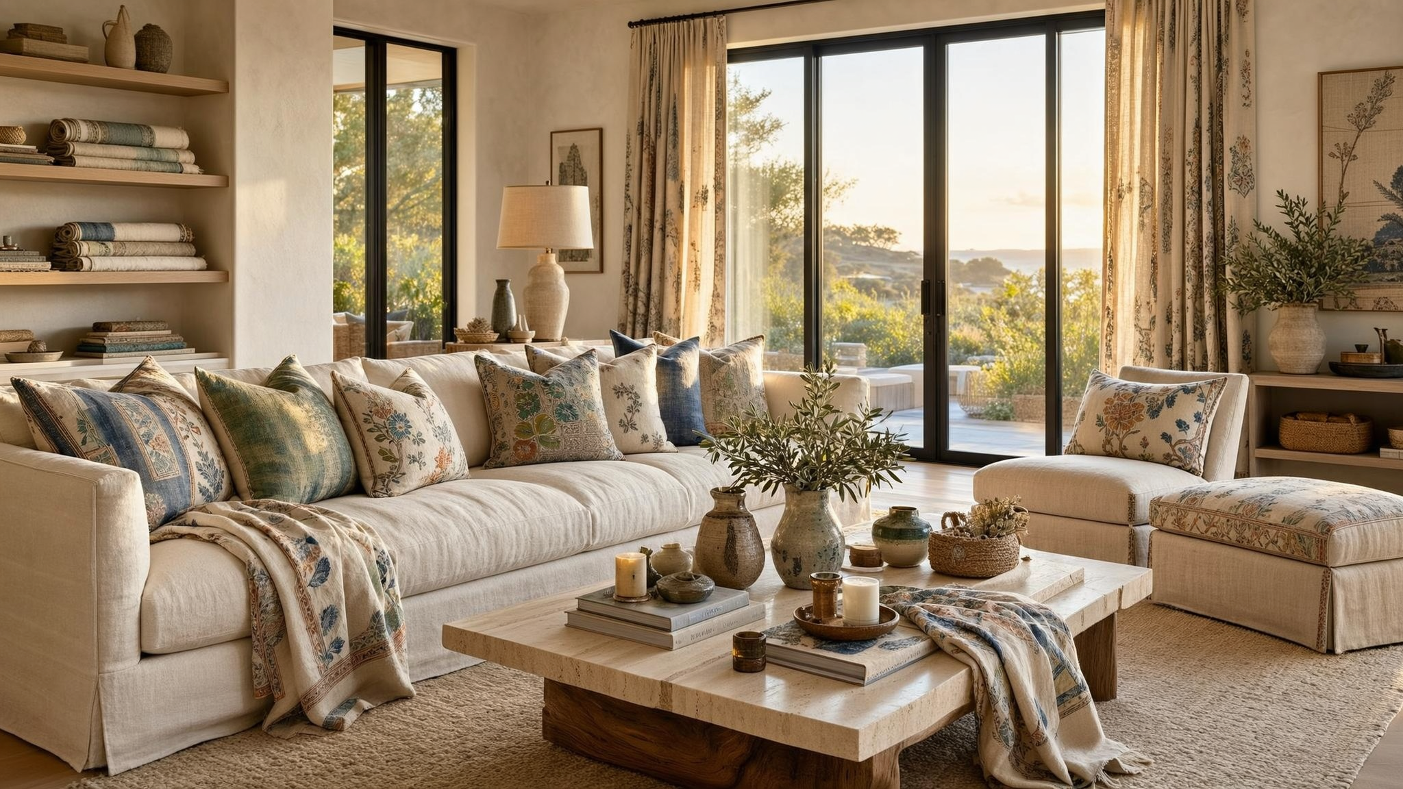 USA Home Glow: Stunning Linen Fabric Printing Trends 2026