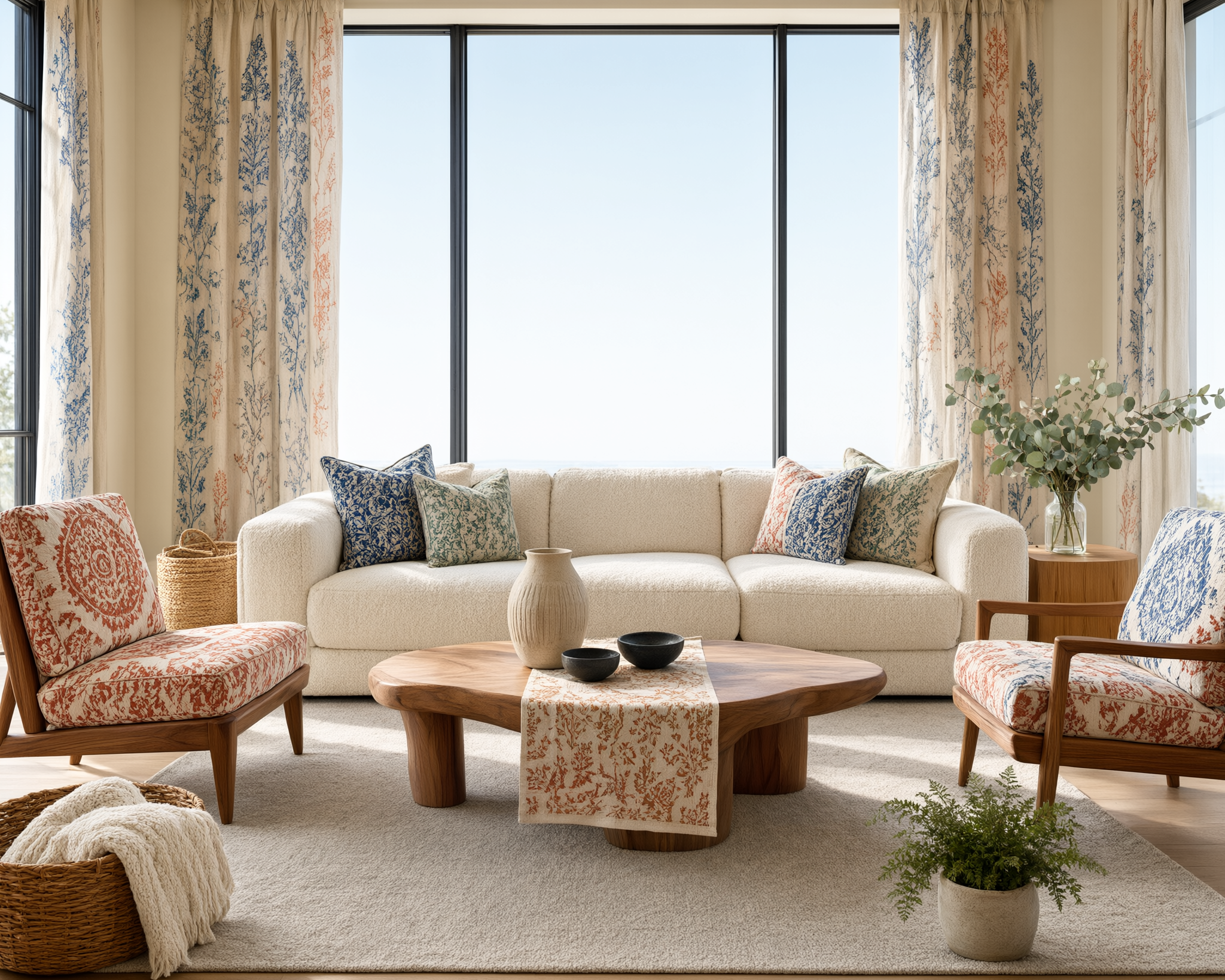Enhance Your Home Aesthetics with Linen Block Print Fabrics