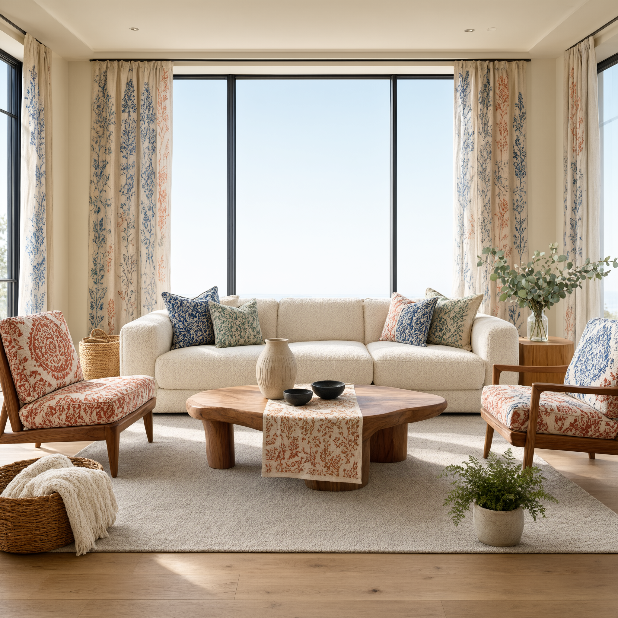 Enhance Your Home Aesthetics with Linen Block Print Fabrics