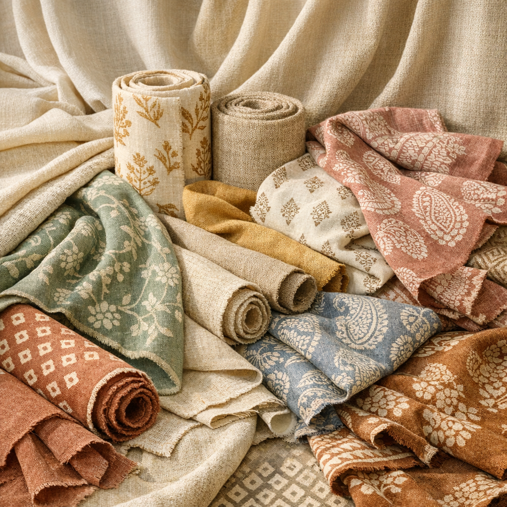 Exploring the Versatility of Viscose and Block Print Fabrics in Modern Upholstery