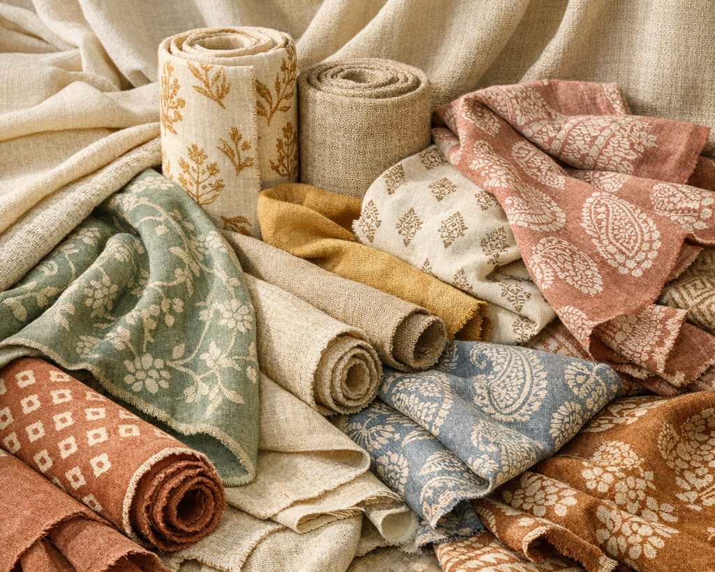 Exploring the Versatility of Viscose and Block Print Fabrics in Modern Upholstery