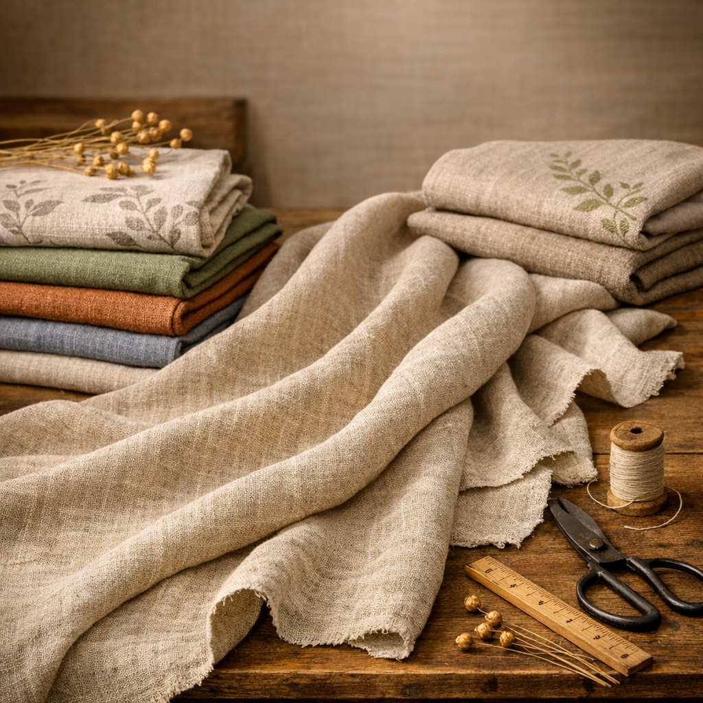 Transforming Your Home with Sustainable Linen Upholstery Fabric