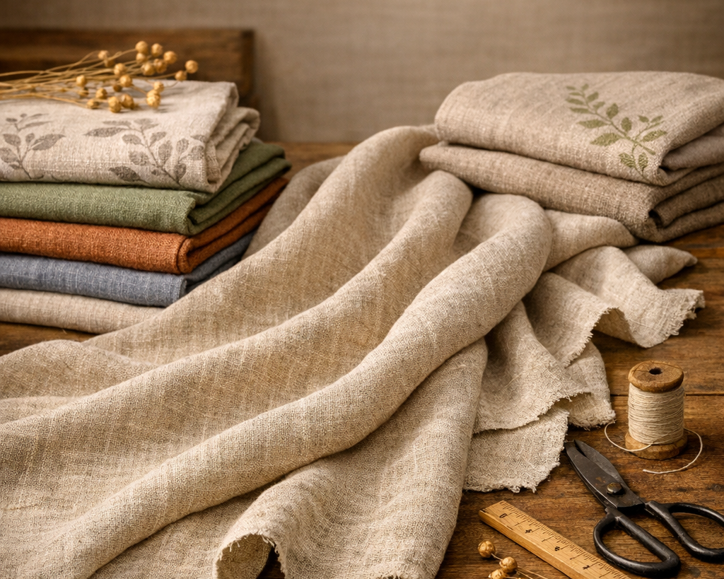 Transforming Your Home with Sustainable Linen Upholstery Fabric