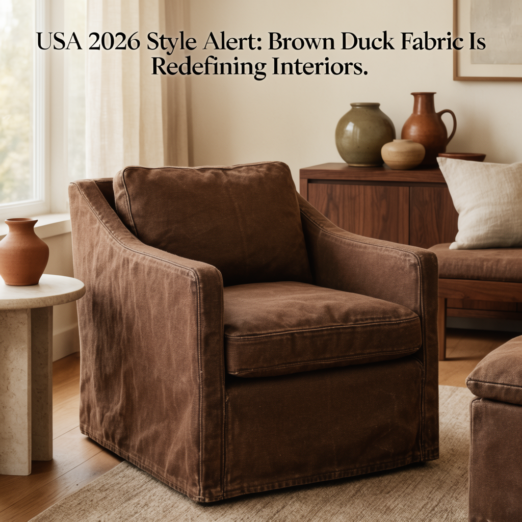 USA 2026 Style Alert: Brown Duck Fabric Is Redefining Interiors