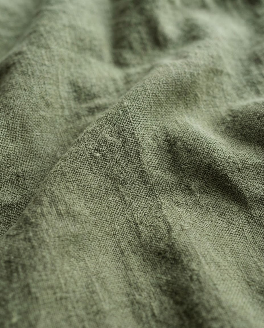 This Stunning Green Linen Cloth Is Taking Over American Homes—Here’s Why