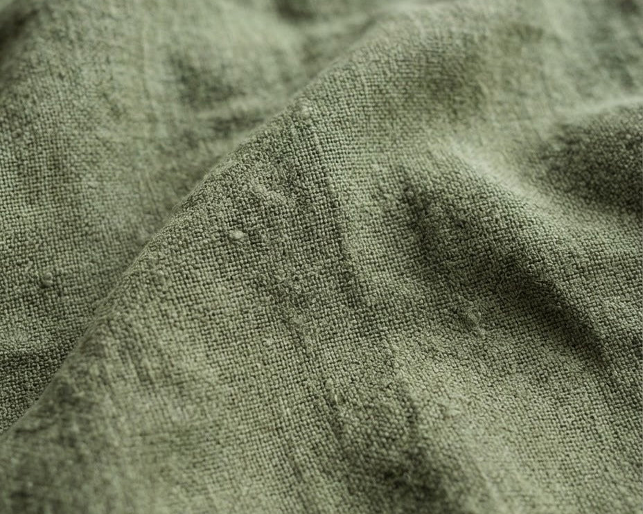 This Stunning Green Linen Cloth Is Taking Over American Homes—Here’s Why