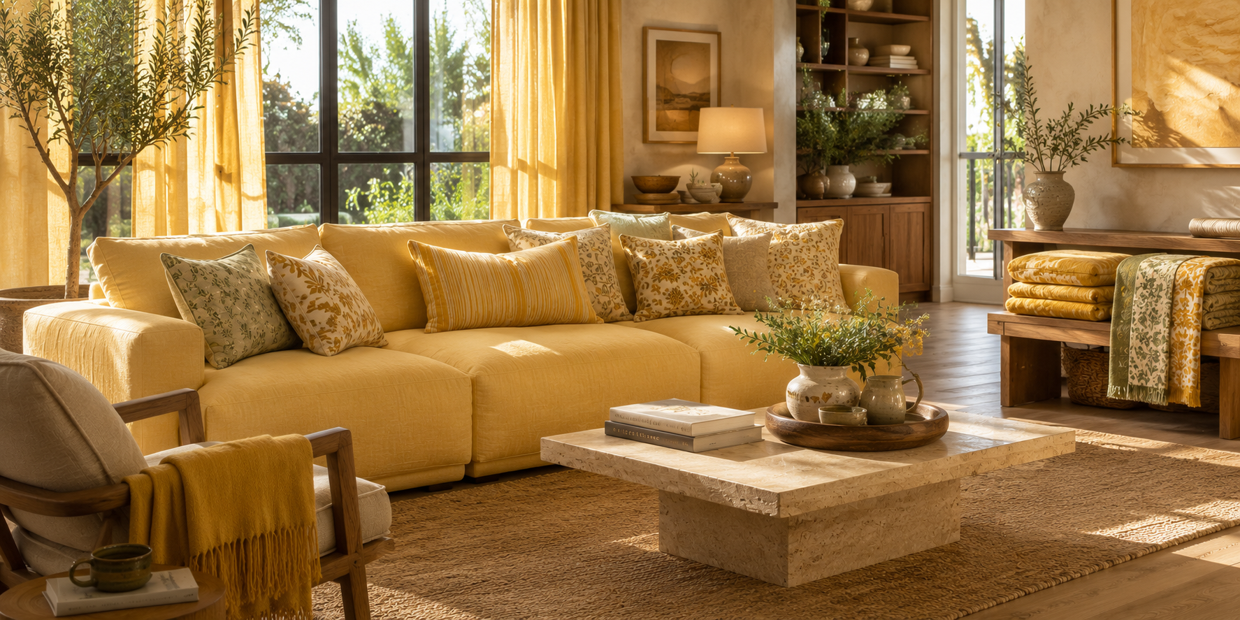 Yellow Linen Fabric: 2026’s Must-Have Mood-Boosting Home Essential