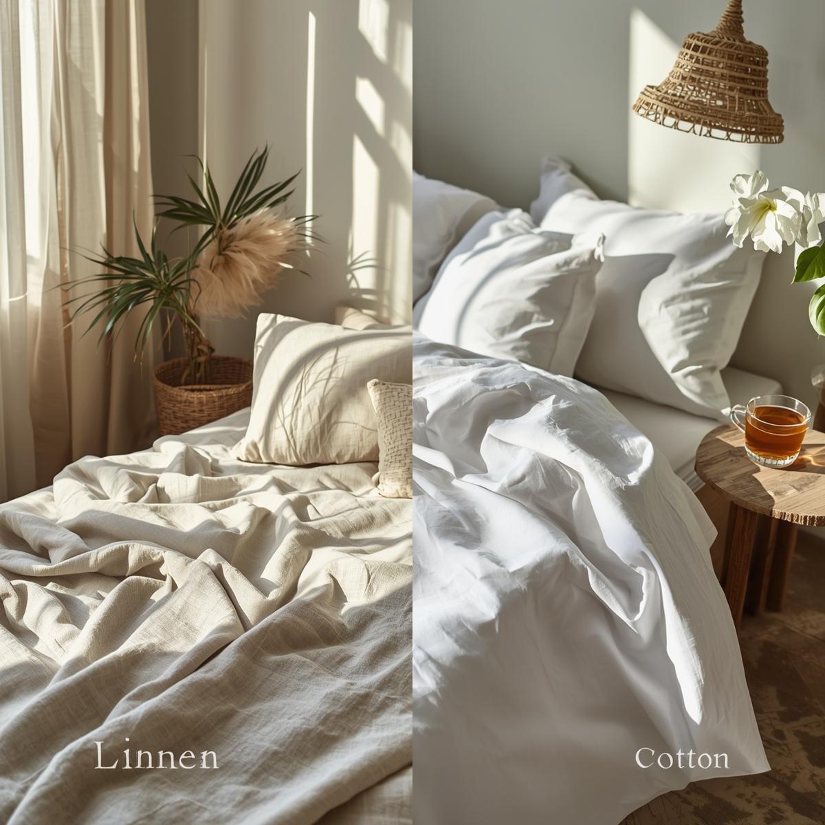  Cotton or Linen Duvet cover in block print design