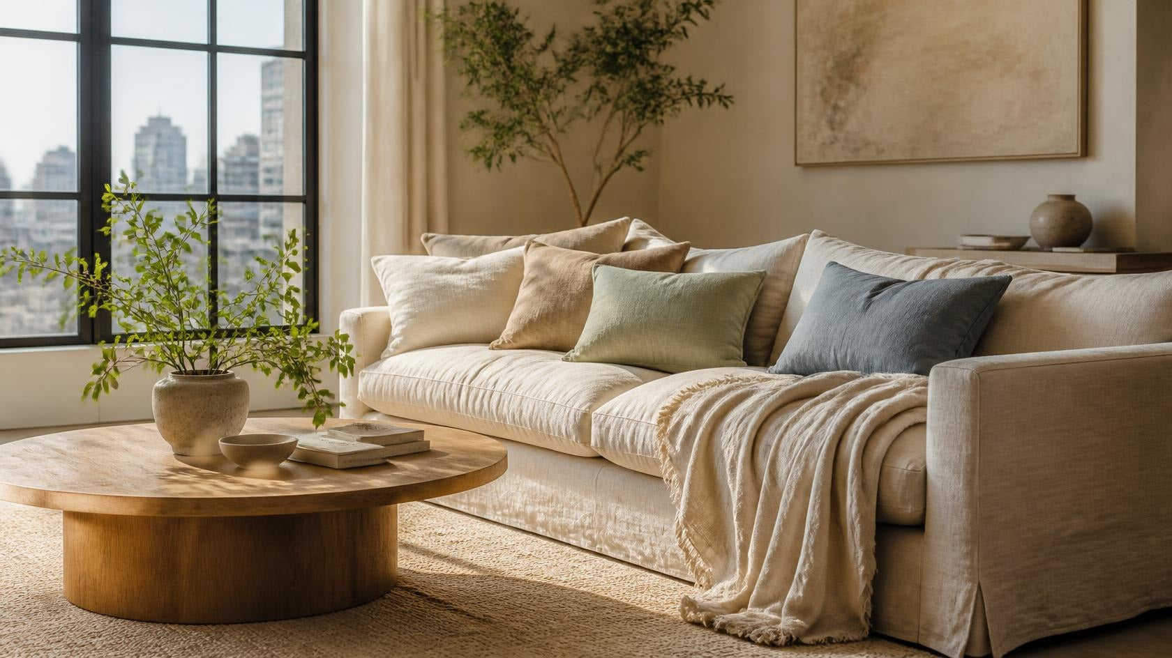 The NYC Home Decor Trick: Linen Fabric Edition Exclusive