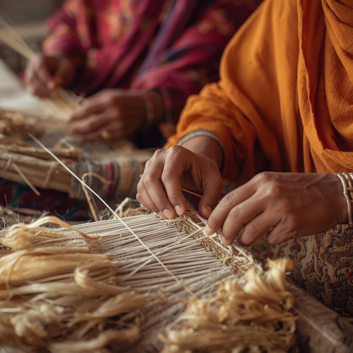 Empowering Women Through the Craft of Natural Fiber Fabric Making