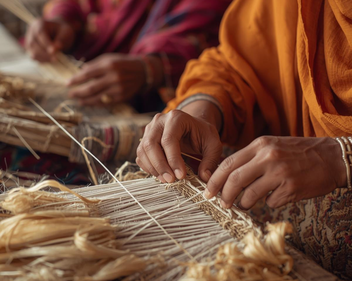 Empowering Women Through the Craft of Natural Fiber Fabric Making