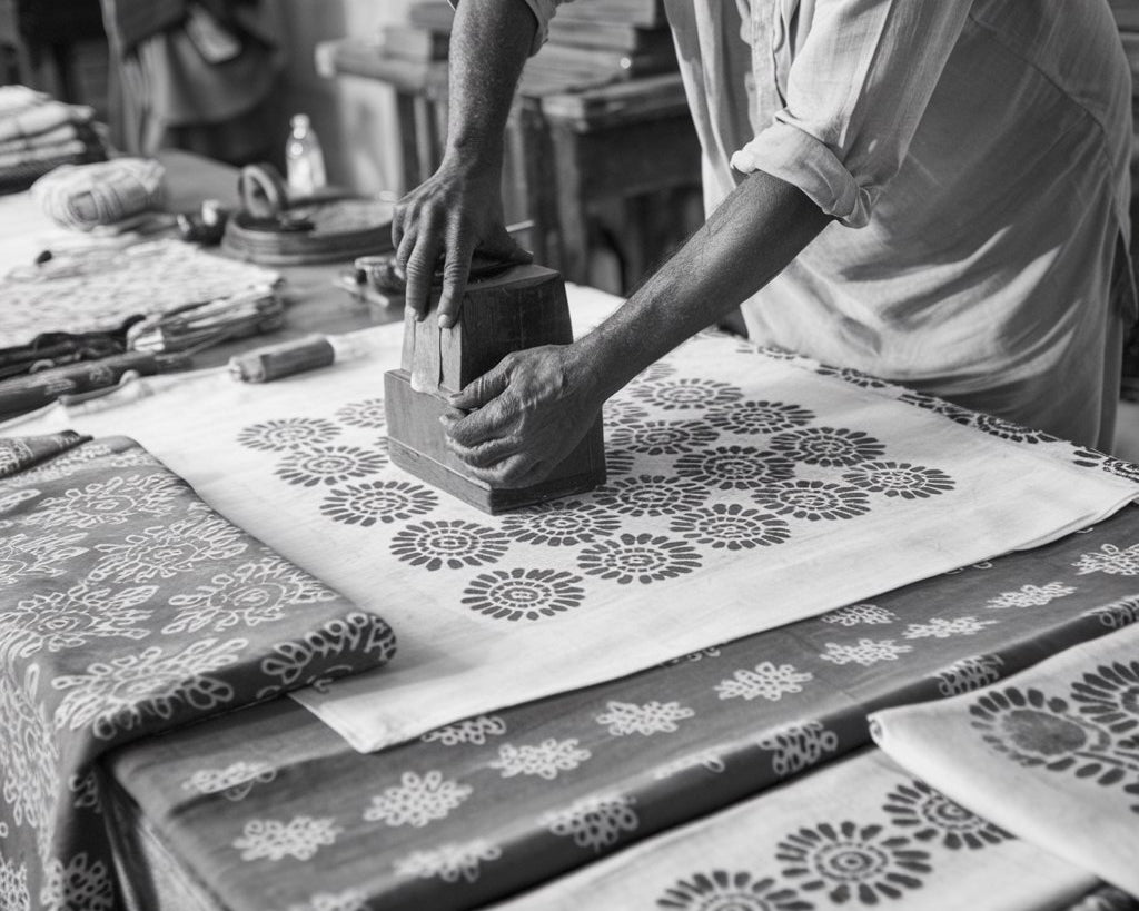 The Artisan’s Touch: Behind the Scenes of Hand Block Printing for Home Décor