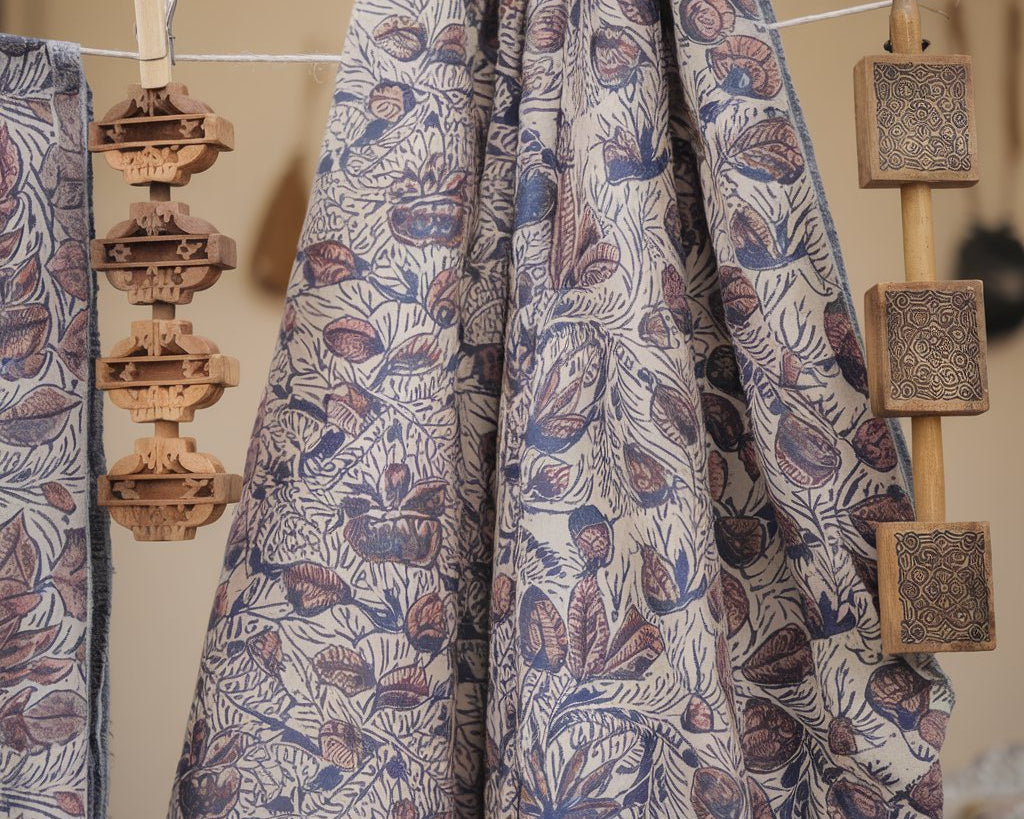 Sustainable Elegance: Why Organic Hand Block Print Fabrics Are the Future of Home Decor