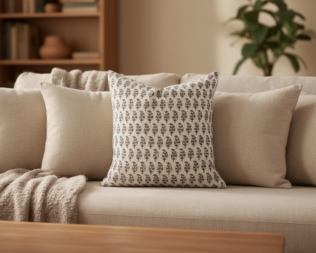 The Art of Block Printing on Organic Linen Fabric