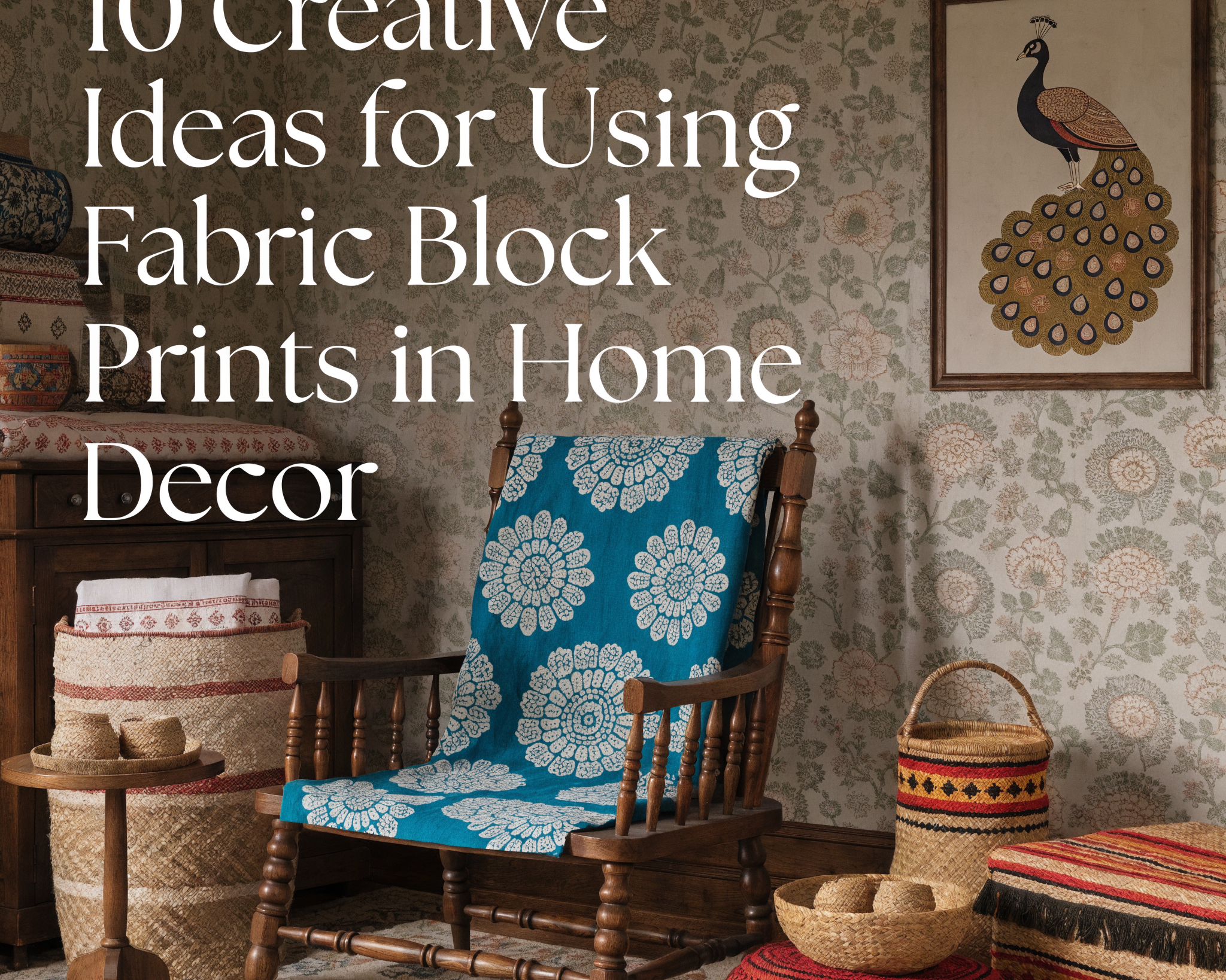 10 Creative Ideas for Using Fabric Block Prints in Home Decor