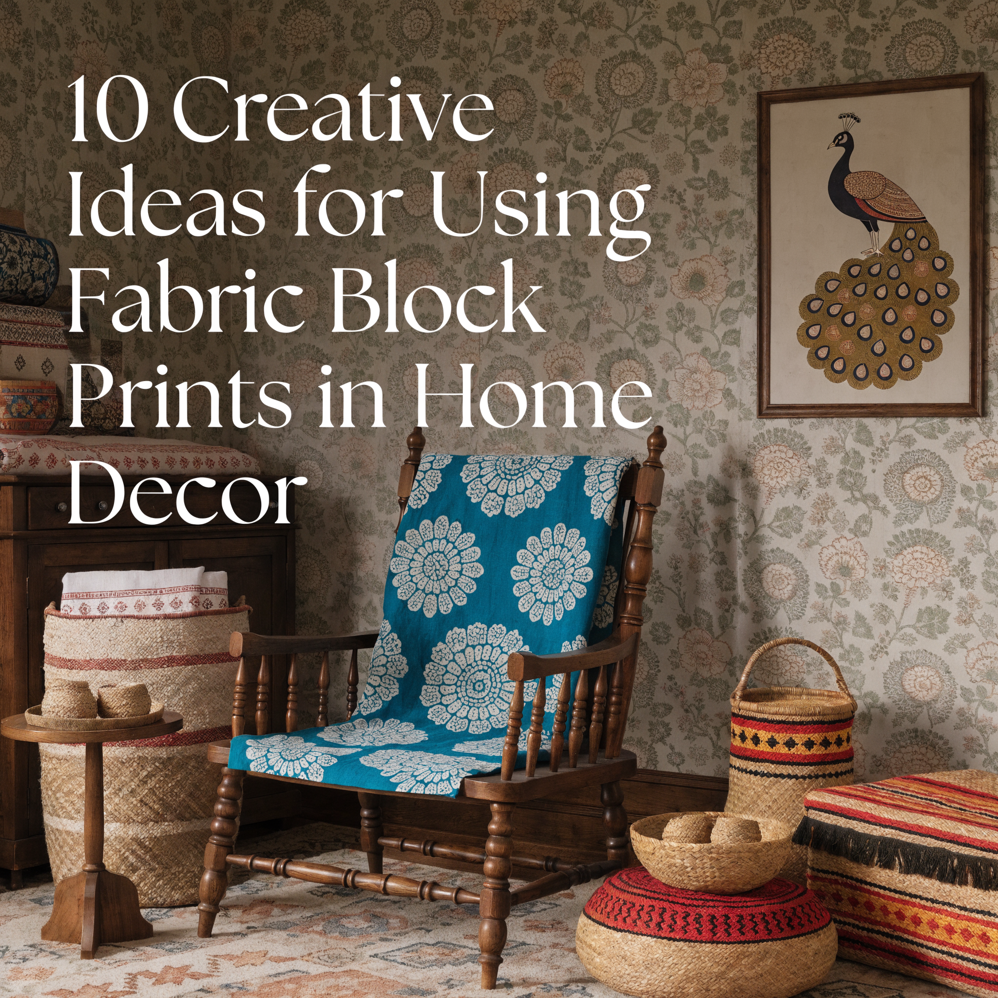 10 Creative Ideas for Using Fabric Block Prints in Home Decor