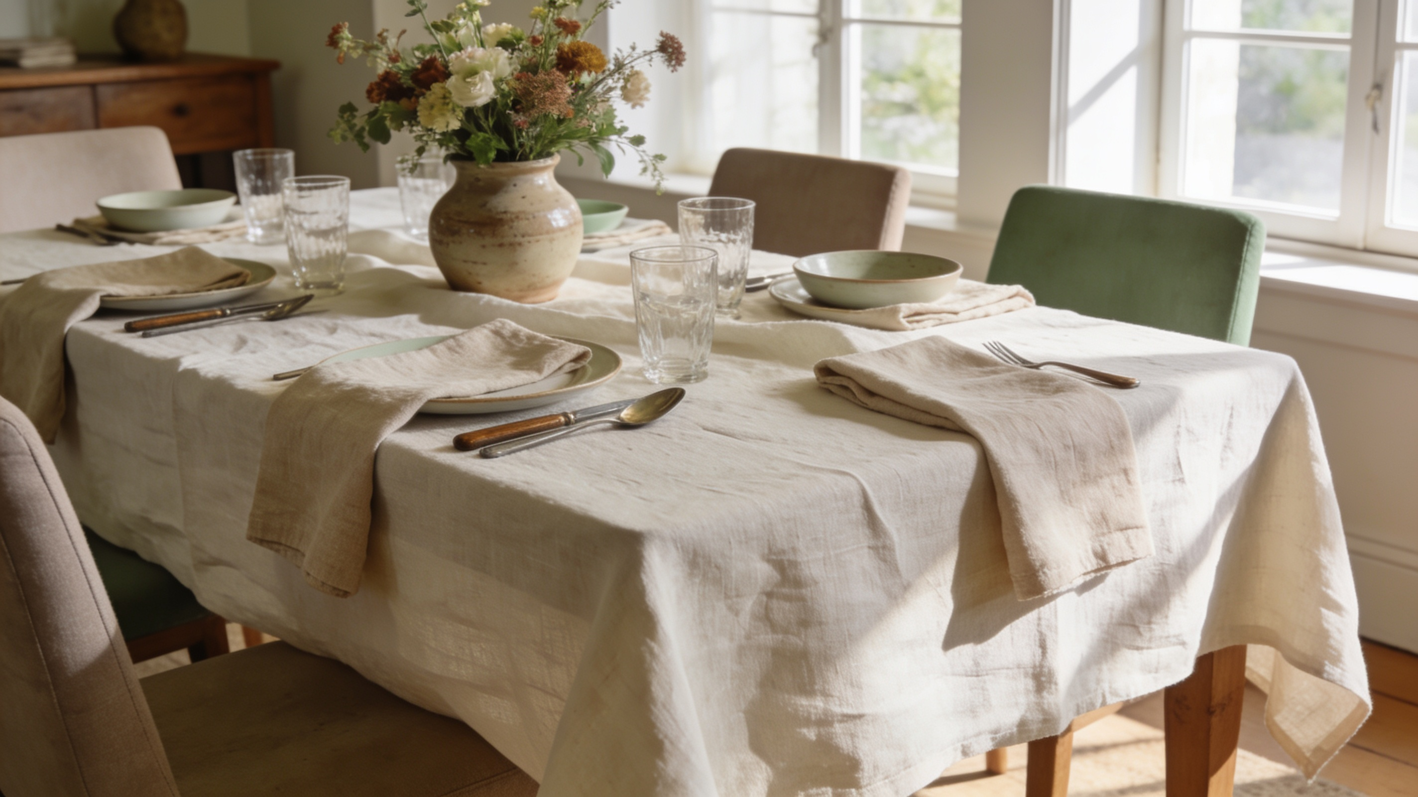 How to Choose Linen Tablecloth Fabric for a Beautiful, Timeless Table