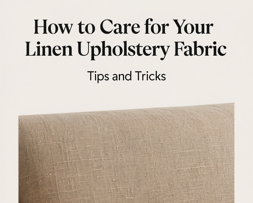 Linen Upholstery Care Guide: Keep Your Fabric Like New