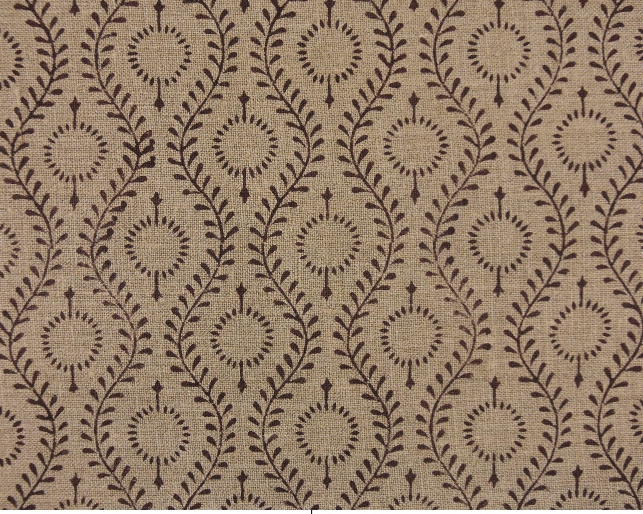 brown fabric