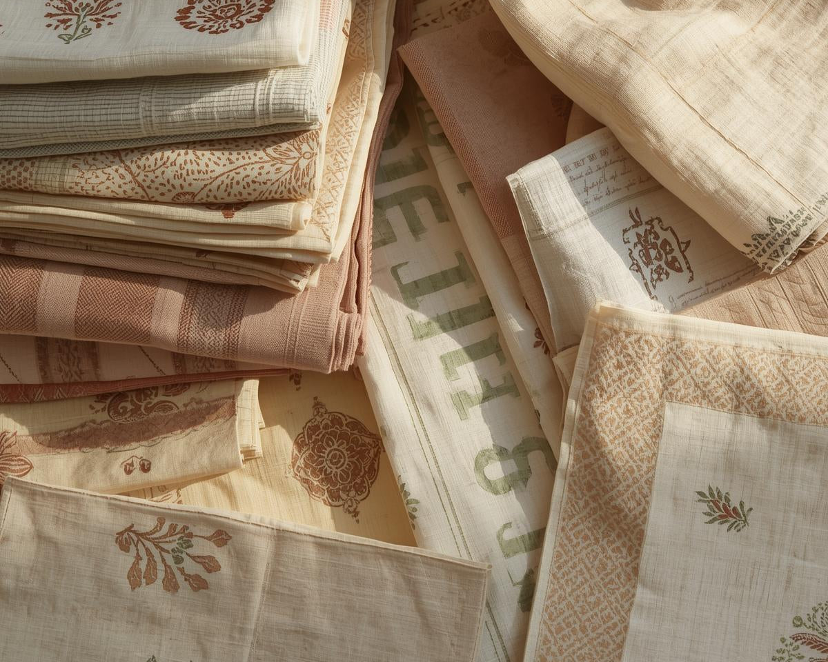 The Artistry of Block Printing on Various Linen Fabrics