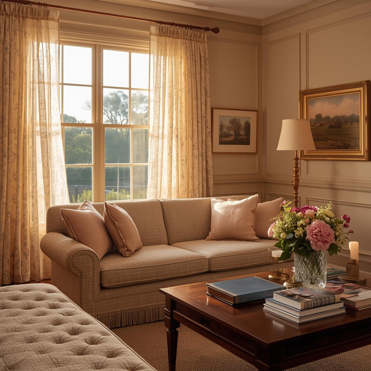 Vintage Curtains to Ignite Your Living Room's Charm