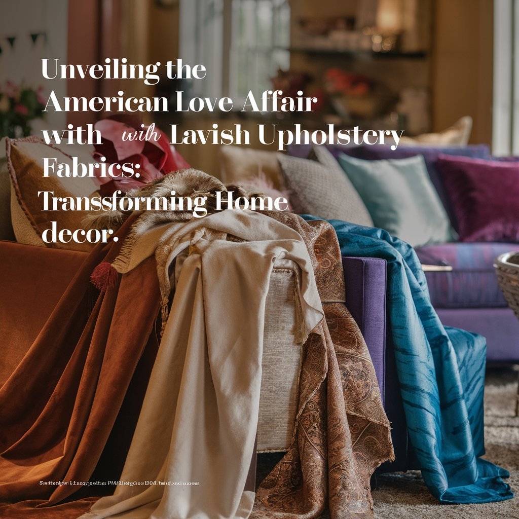 Why the USA Is Falling in Love with Luxe Upholstery Fabrics