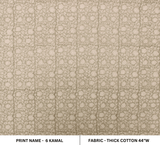 Handcrafted Hand Block Print Floral Cotton Fabric  – 6 Kamal