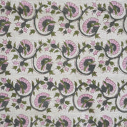 Bohemian Style Block Print Linen, Heavyweight Material for Multiple Uses Earth-Tone Linen Block Print Fabric for Table Runners and Window Curtains Fabritual Natural Linen with Bold Block Prints, Ideal for Cushions and Drapes .