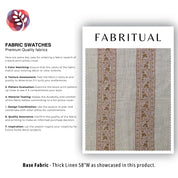 Bela Chameli  Fabric With Block Print, Indian Fabric, Handblock Cushion Cover, Block Print Fabric