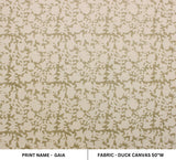Hand Block Duck Canvas Fabric For Upholstery, & Cushions – Gaia