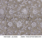 JAL DHARA Hand Block Print Thick Cotton