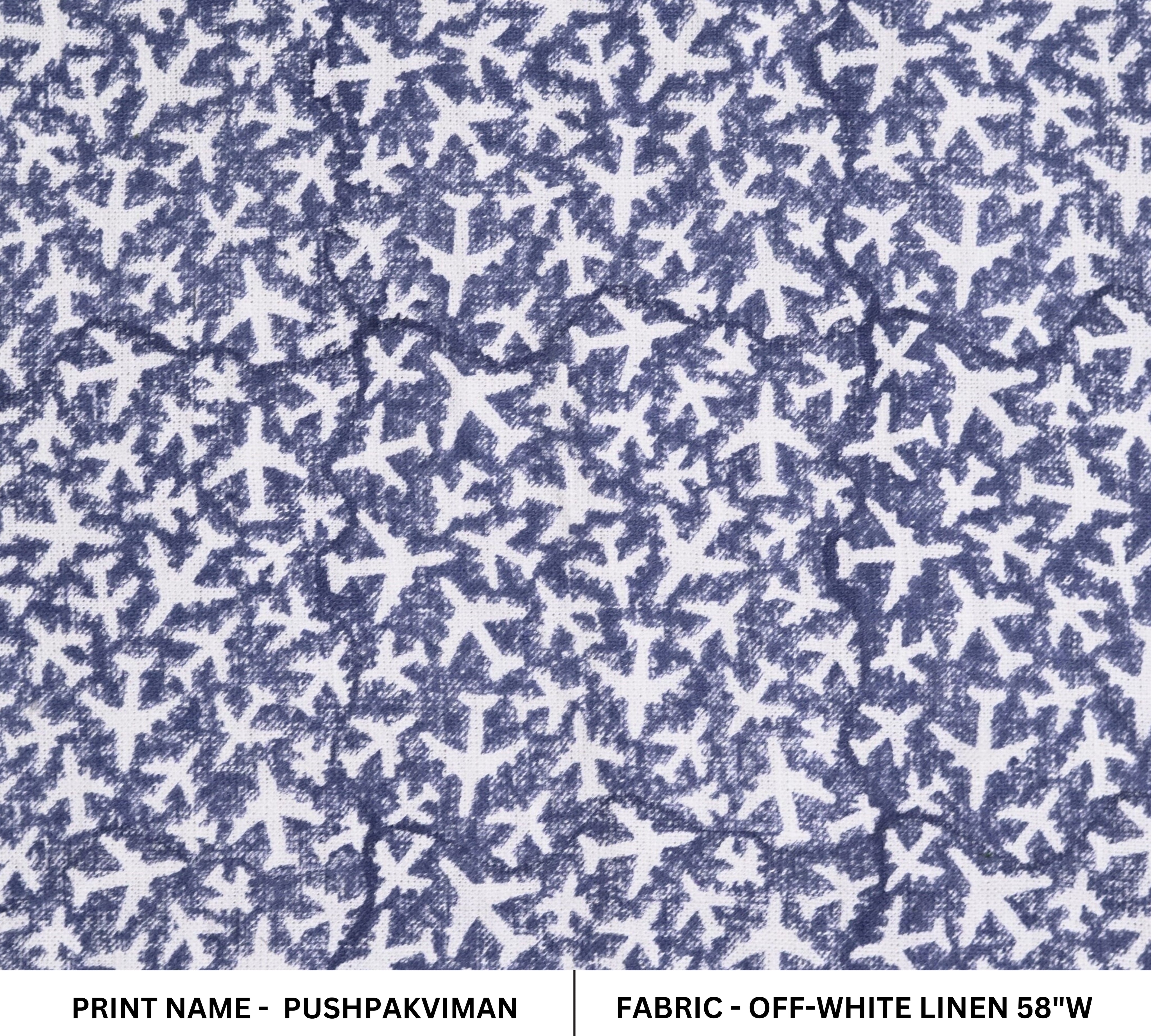 Block Print Linen Fabric, Pushpakviman  Hand Block Linen Fabric  Heavy Linen Fabric  Linen Upholstery Fabric,Block Printed Pillow Cover Linen, Fabric Gift Pattern