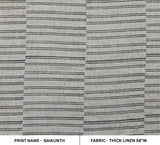 Hand block print Thick linen fabric BAIKUNTH