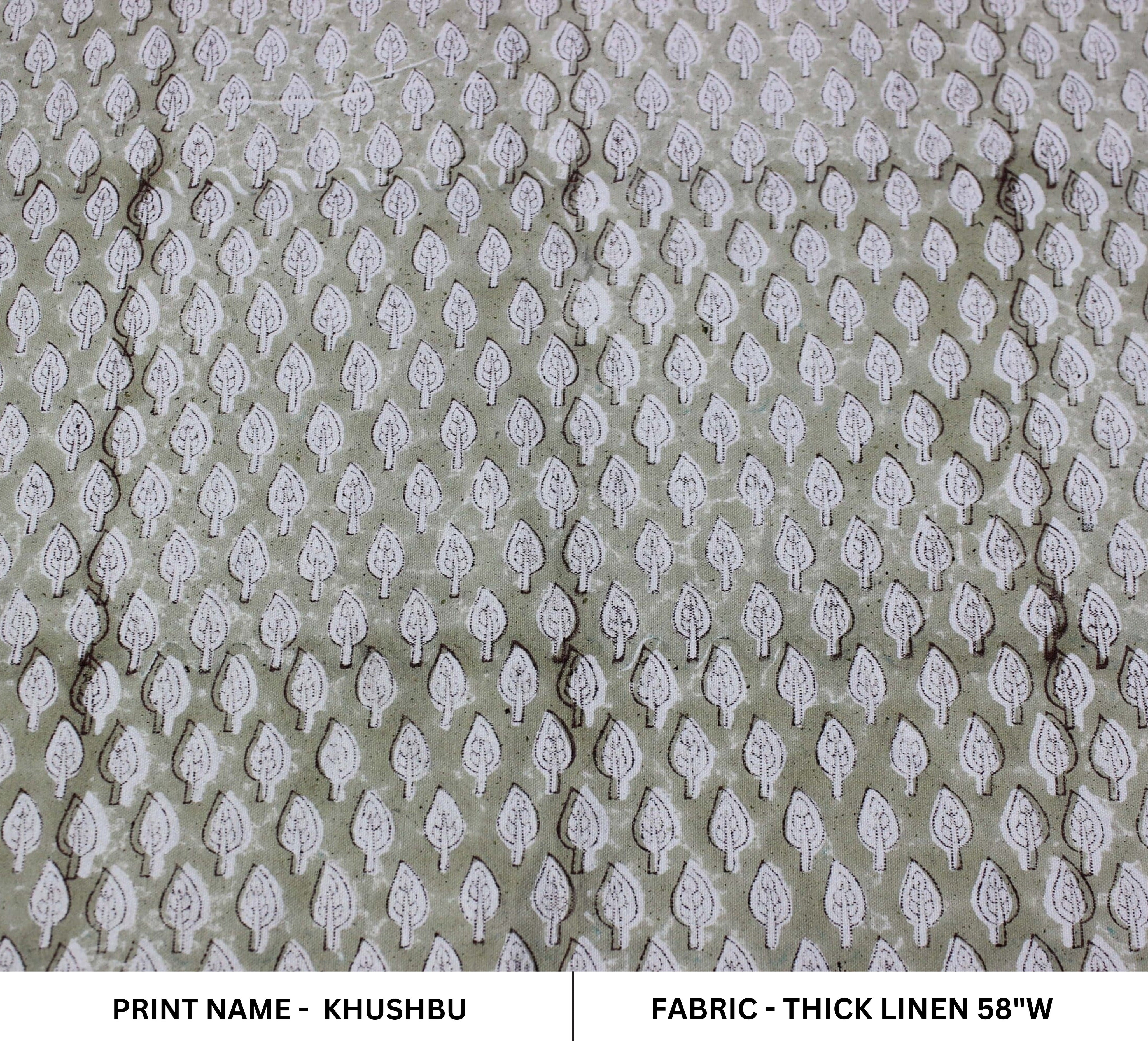 Block Print Linen Fabric, Khushbu Block Print Beige Fabric, Floral Linen Fabric, Block Printed Textiles, Floral Linen Upholstery Cloth, Cushion Pillow Covers
