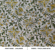 Jhalawar  Most Popular Block Print Fabric In Summers  Best For Upholstery, Cushion Cover, Sofa/Chair Cover, And Other Crafts