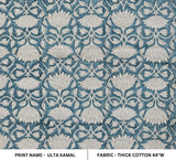 Hand Crafted Block Print Thick Cotton Fabric ULTA KAMAL