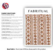 Block print fabric, Modern fabric, Indian Fabric, printed fabric, hand stamped, luxury fabric, Linen by yard - Doji
