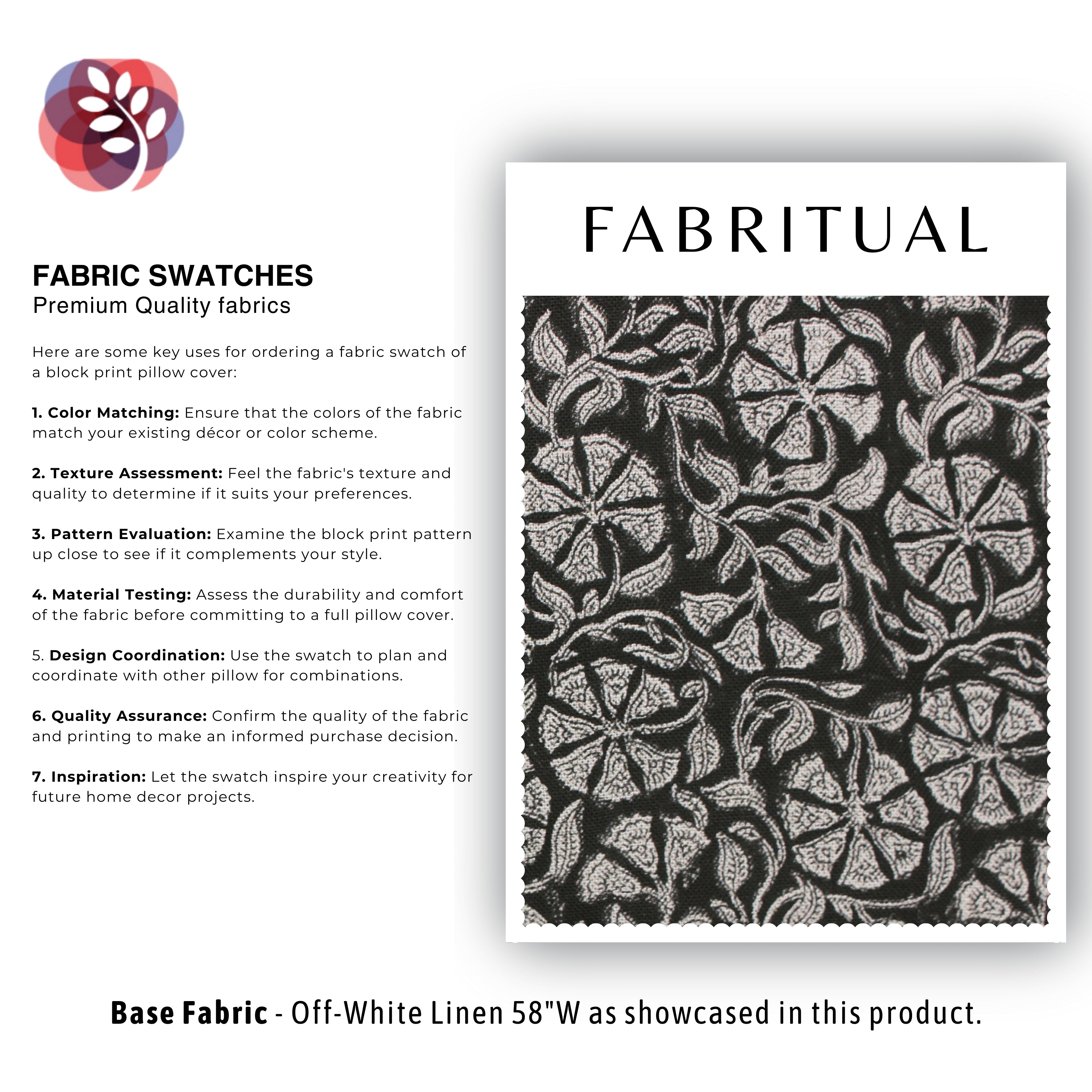 Block Print Linen Fabric, Rudraksha Fabric  Indian Hand Block, Linen Block Print Textile, Extra Wide Craft Fabric By The Yard, Floral Print Linen
